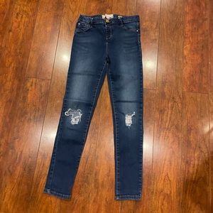 River Island girls ripped jeans